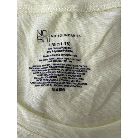 NOBO NO BOUNDARIES Adrenaline Lime Short Sleeve Round Neck Tee Shirt Sz. Jr. S* - Picture 5 of 5